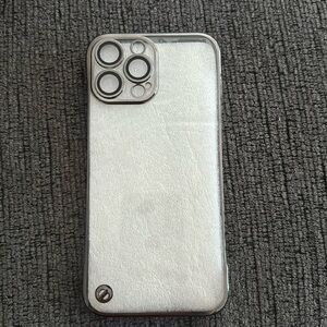 iPhone 13 Pro Max clear/ black phone case